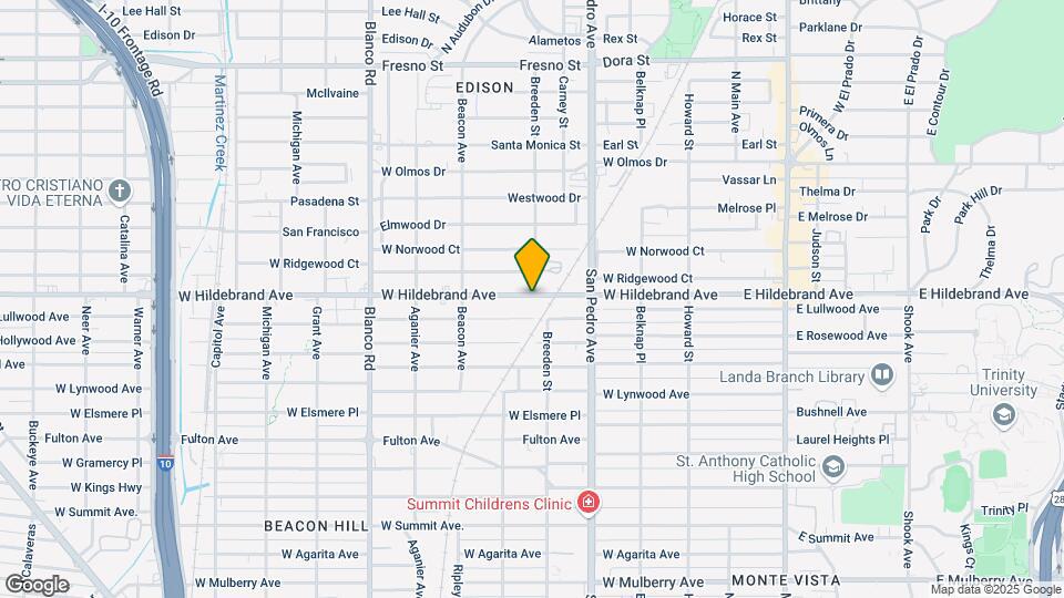 500 W Hildebrand Ave Map and Location Details