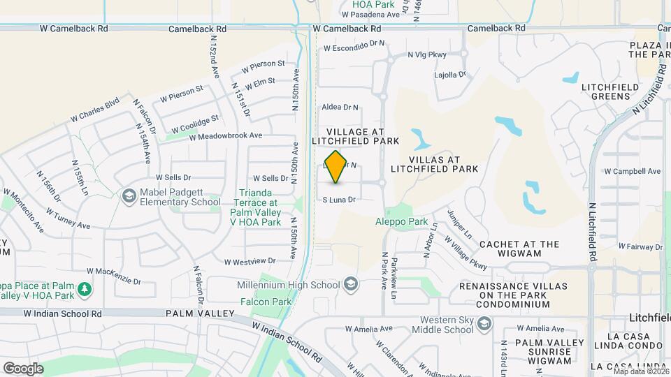 14873 Luna Cir Map and Location Details