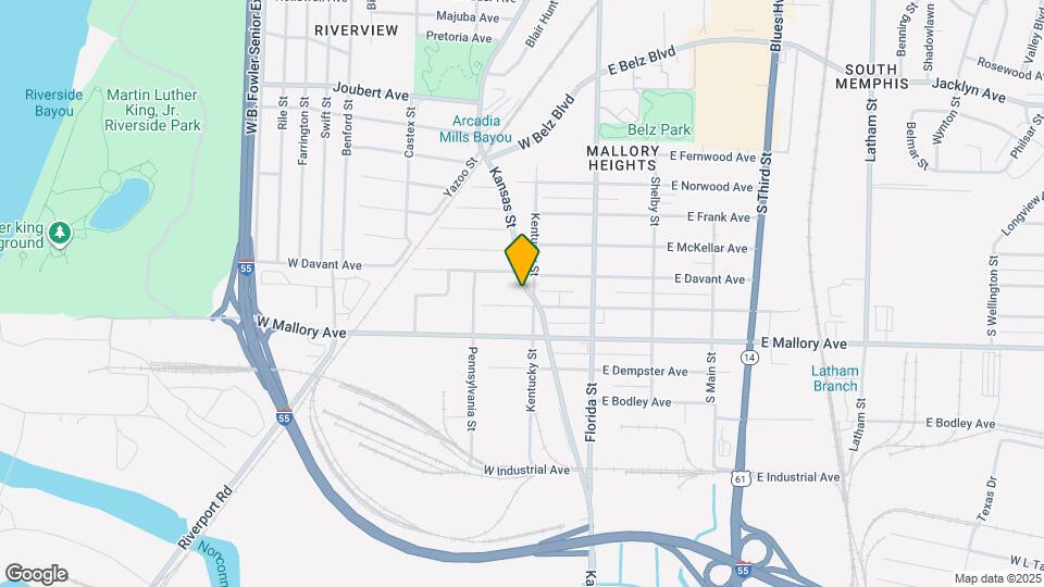 2175 Kansas St Map and Location Details