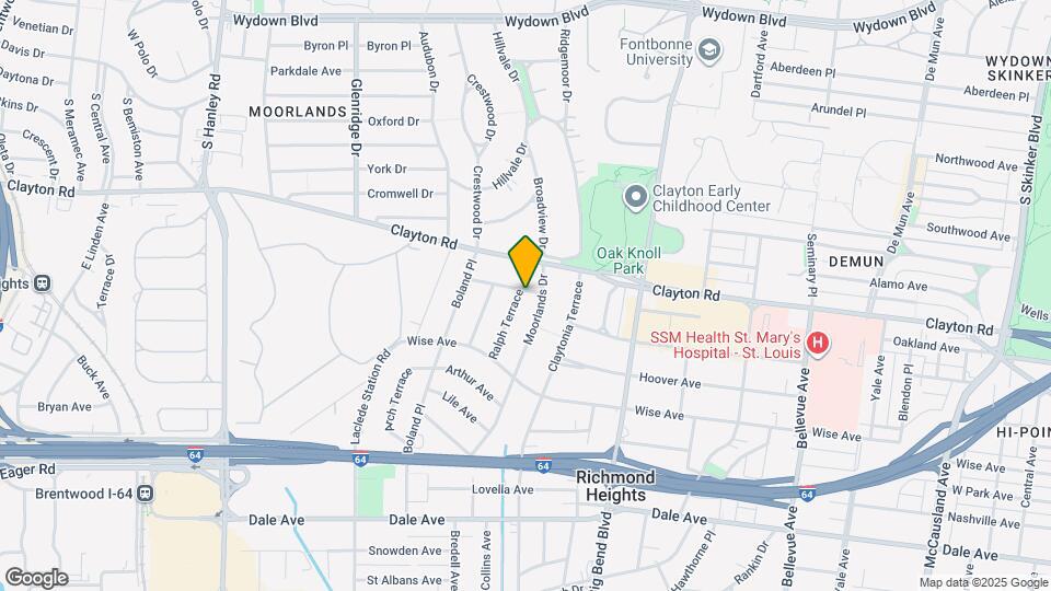 7710 Brookline Terrace Map and Location Details