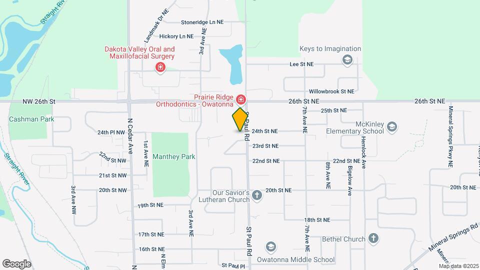 406 Willow Creek Dr Map and Location Details