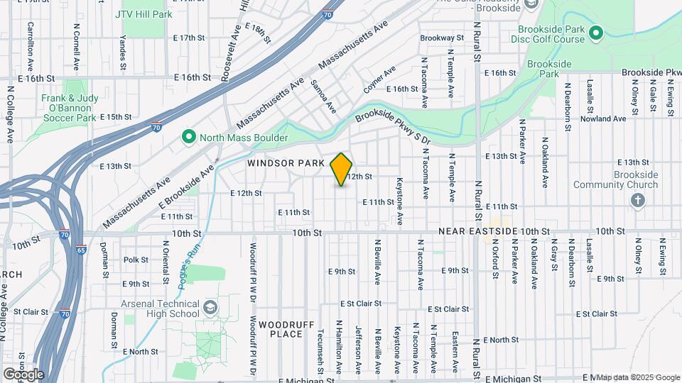 1111 N Hamilton Ave Map and Location Details