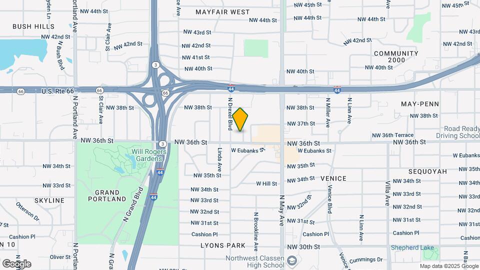 3715 N Hartford St Map and Location Details