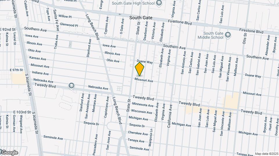 9640 Deeble St Mapa y Detalles de la Ubicación