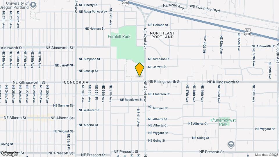 4101-4105-4105 NE Killingsworth St Map and Location Details