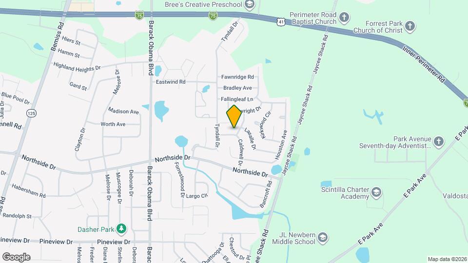 2817 Caldwell Dr Map and Location Details