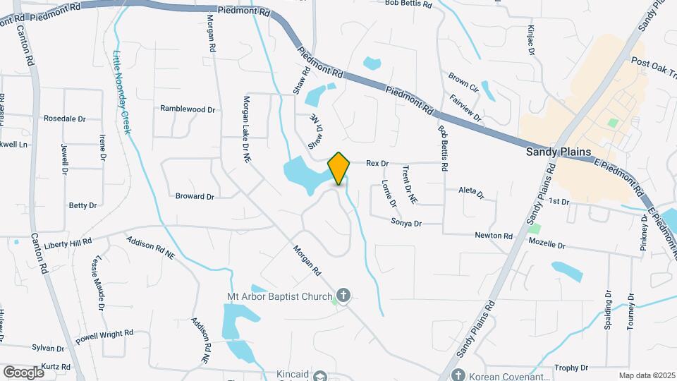 2344 Milstead Cir NE Map and Location Details