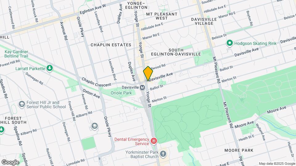 1901 Yonge St Map and Location Details