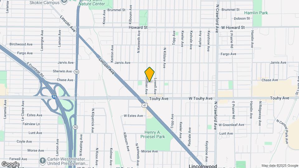 7245 N Kostner Ave Map and Location Details