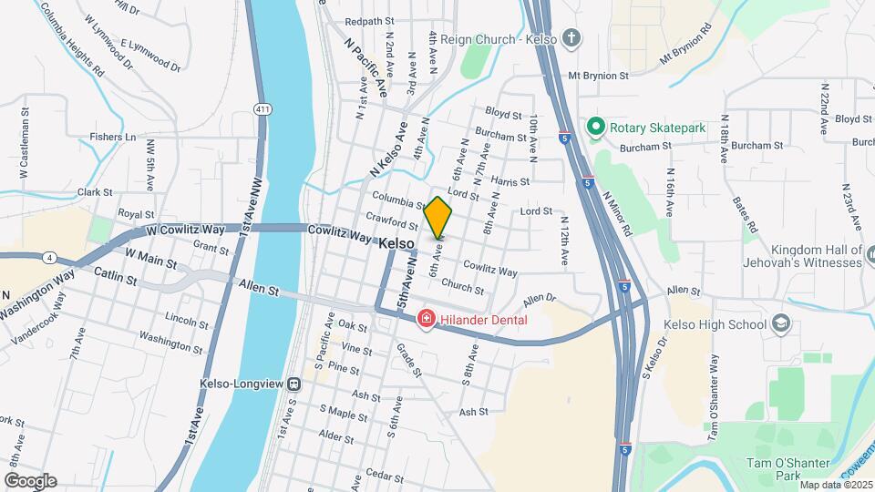 405 6th Ave N Map and Location Details