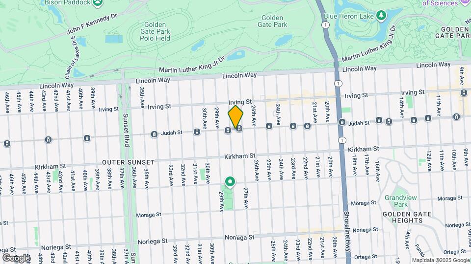 2233 Judah St Map and Location Details