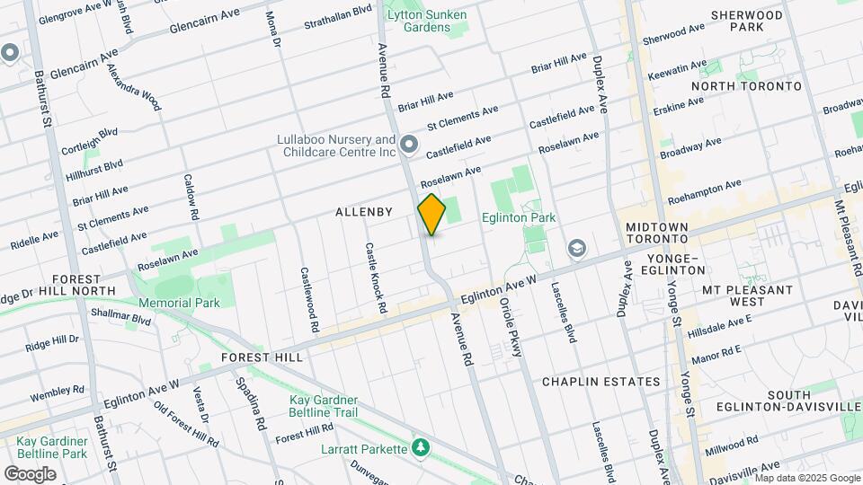 1077-1079 Avenue Rd Map and Location Details