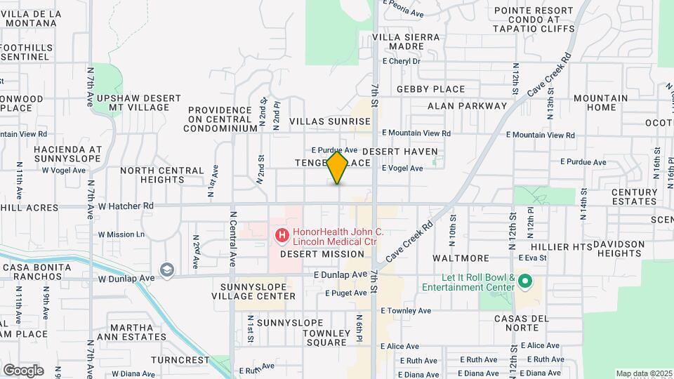 9420 N 5th St Map and Location Details