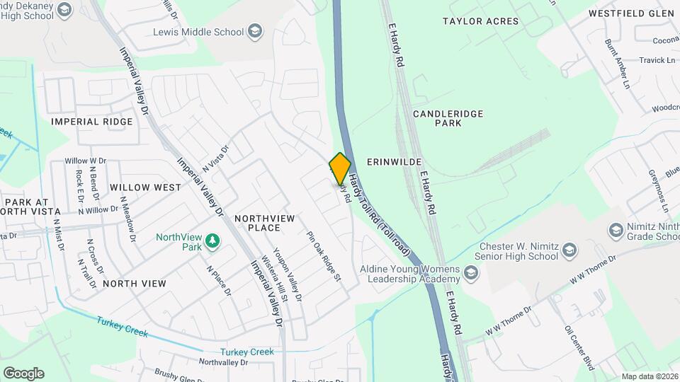 16126 Majestic Glen Ln Mapa y Detalles de la Ubicación