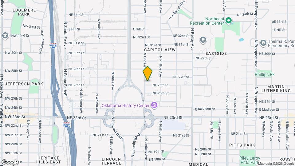 703 NE 26th St Map and Location Details
