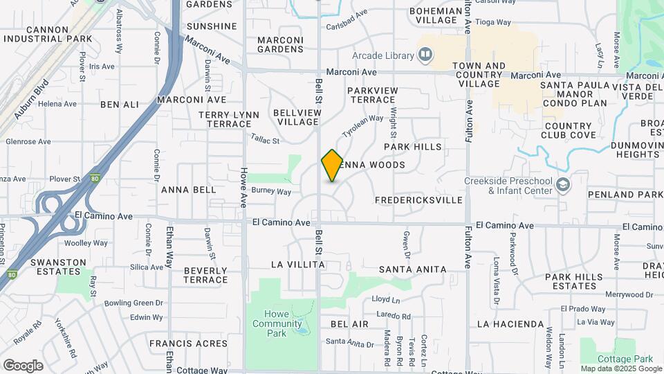 2317 St Francis Dr Map and Location Details