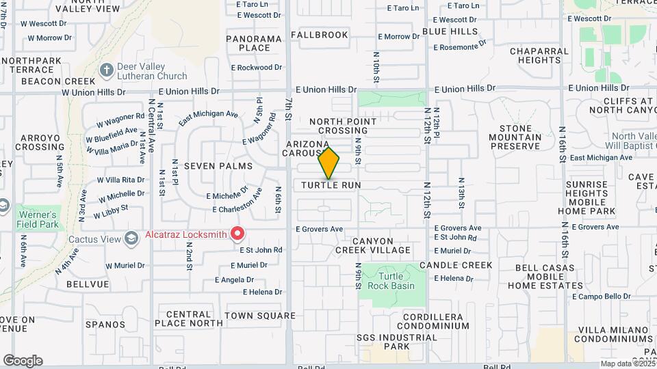 810 E Morningside Dr Map and Location Details