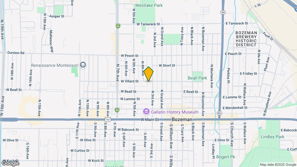 310 W Villard St Mapa y Detalles de la Ubicación
