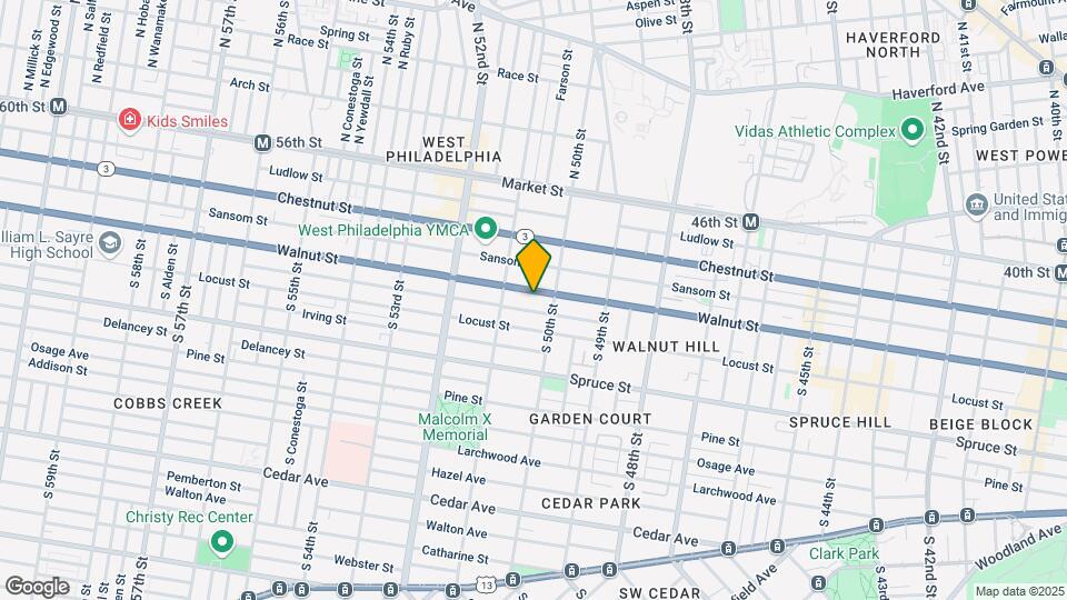 5022 Walnut St Map and Location Details