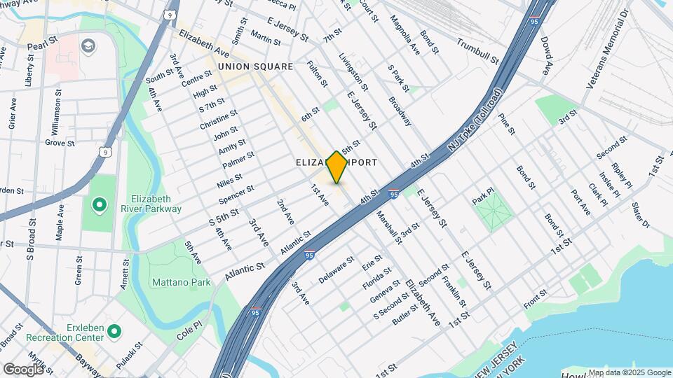 454 E Elizabeth St Mapa y Detalles de la Ubicación