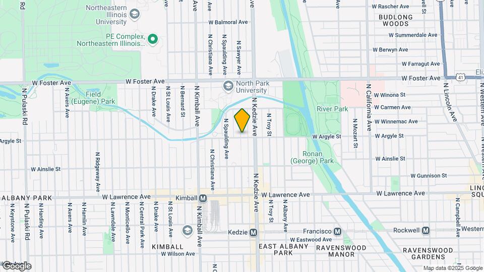 5003 N Sawyer Ave Map and Location Details