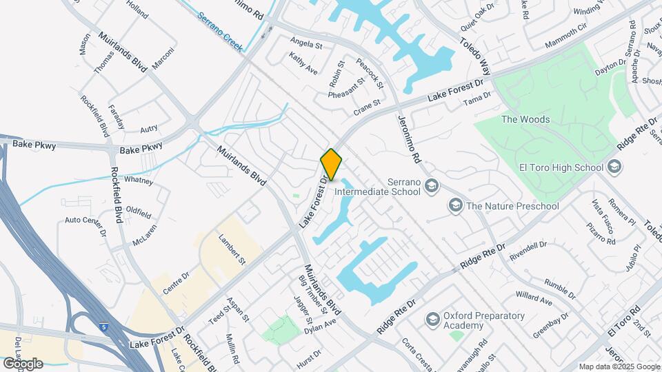 22482 Lake Forest Ln Map and Location Details