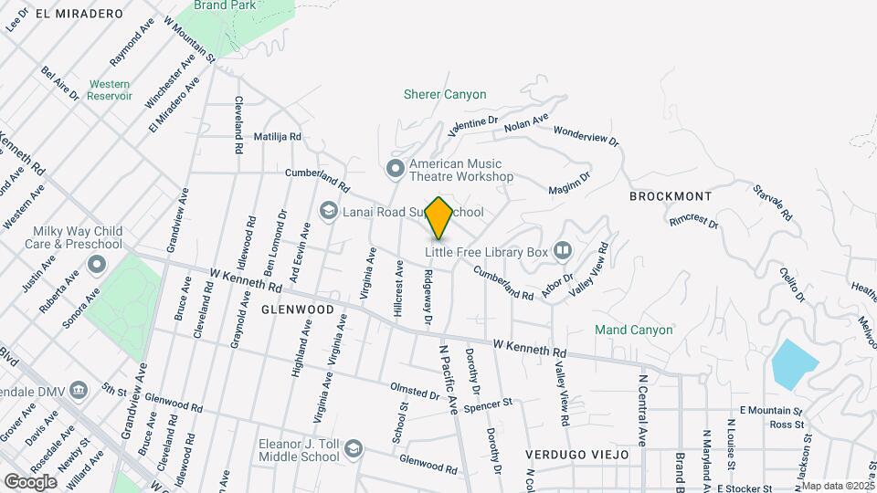 1624 Ridgeway Dr Mapa y Detalles de la Ubicación