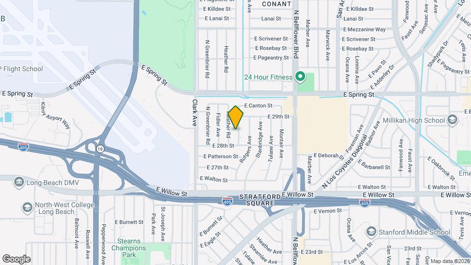 2839 Charlemagne Ave Map and Location Details