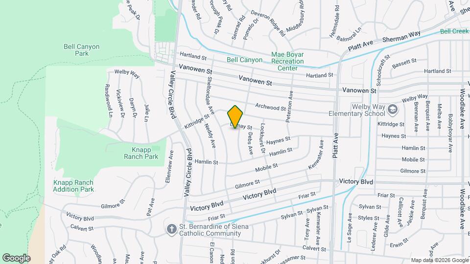 6575 Cleomoore Ave Map and Location Details