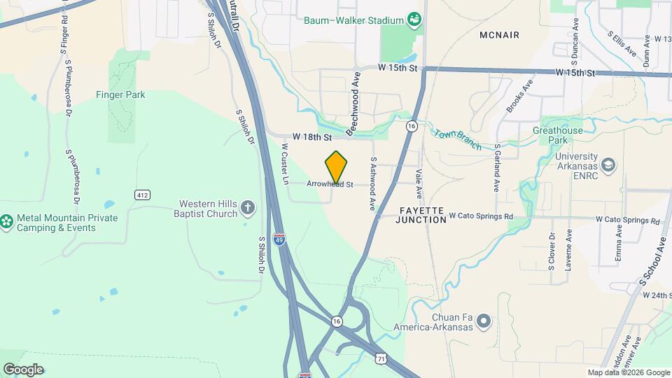 2088 E Custer Ln Map and Location Details