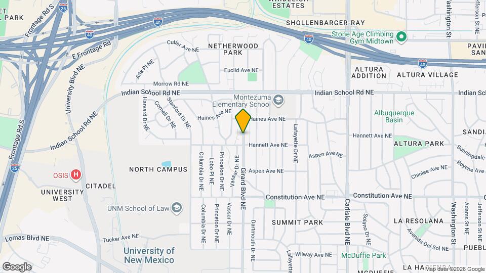 Las Casitas Apartments Map and Location Details