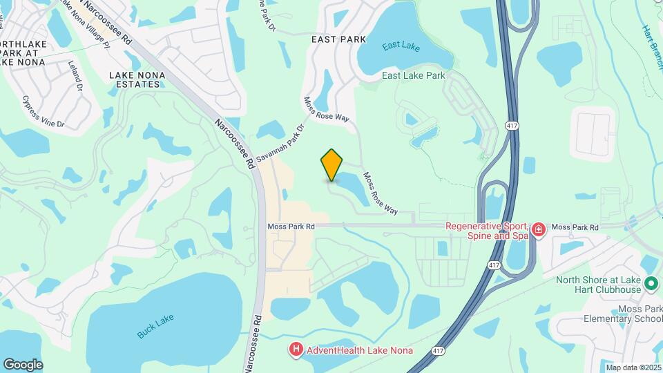 10400 Eastpark Woods Dr Map and Location Details