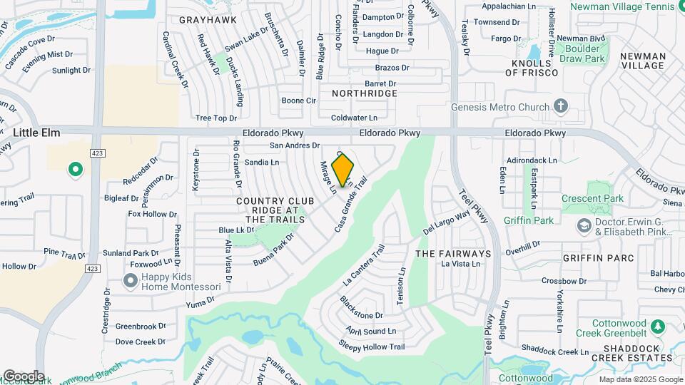 11560 Mirage Ln Map and Location Details