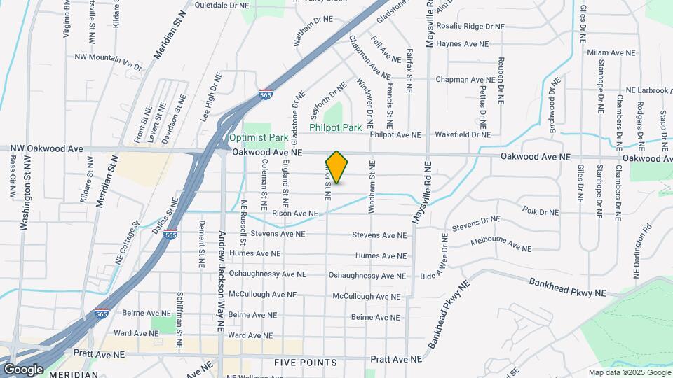 1309 Halsey Ave NE Map and Location Details