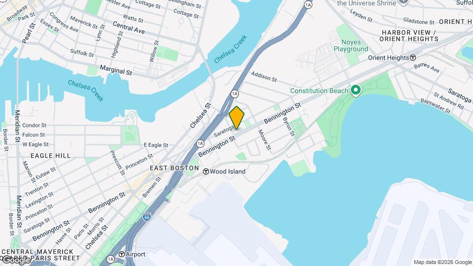 528 Bennington St Map and Location Details