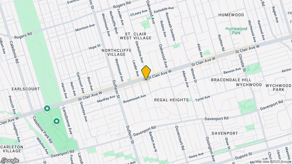 98 Glenholme Avenue Map and Location Details