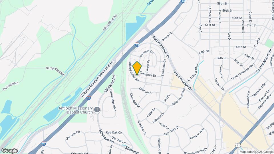 6633 Millard Fuller Rd Map and Location Details