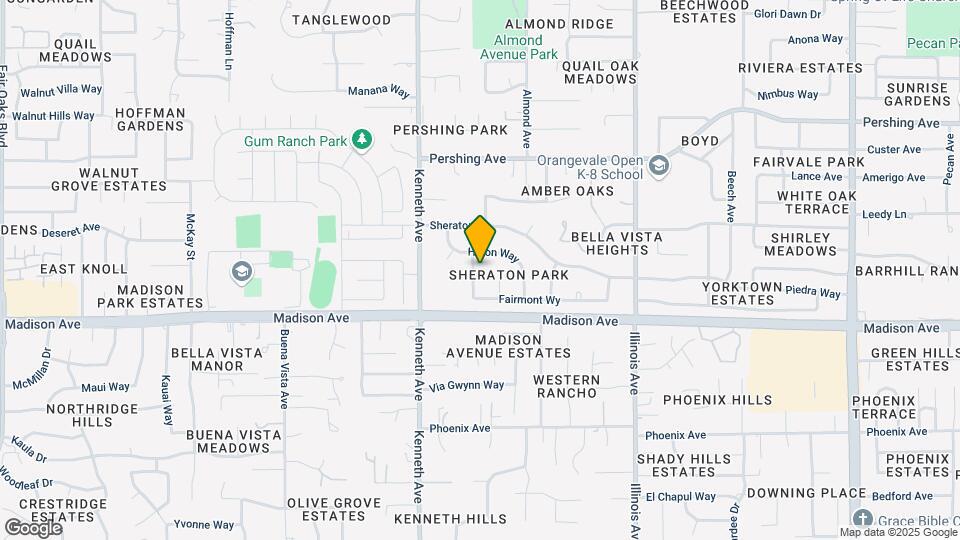 8513 Fairmont Wy Map and Location Details