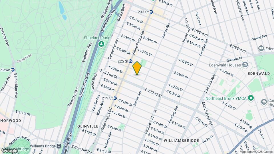 749 E 223rd St Map and Location Details