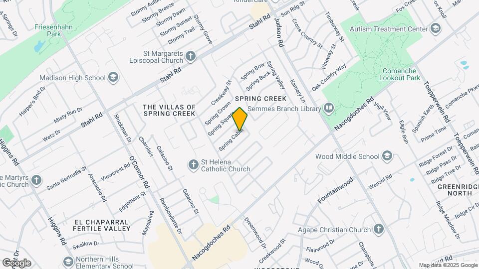 5870 Spring Cabin Map and Location Details