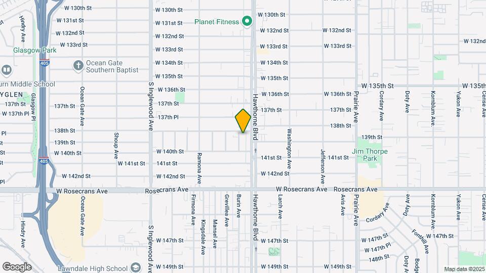 13816 Hawthorne Way, Unit c Mapa y Detalles de la Ubicación