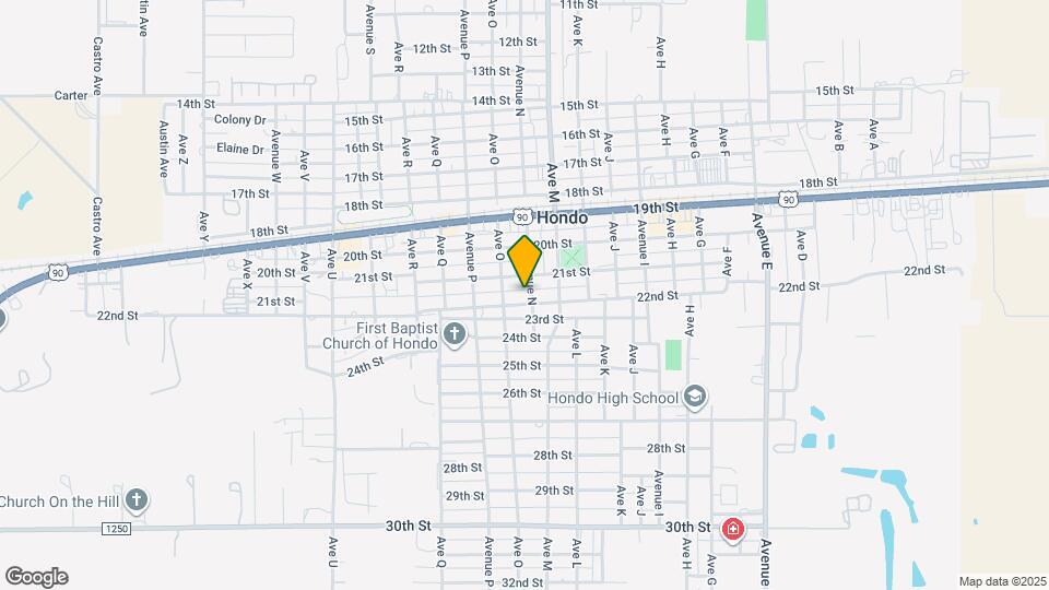 1302 22nd St Map and Location Details