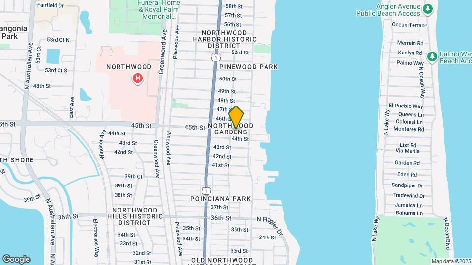 430 45th St Map and Location Details