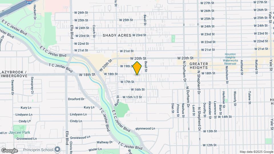 1120 W 18th St Map and Location Details