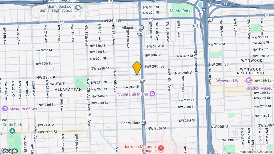 1236 NW 28th St Map and Location Details