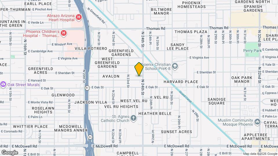 2336 E Harvard St Map and Location Details