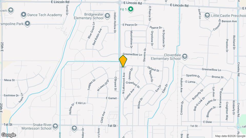 870 N Lakewood Ave Map and Location Details