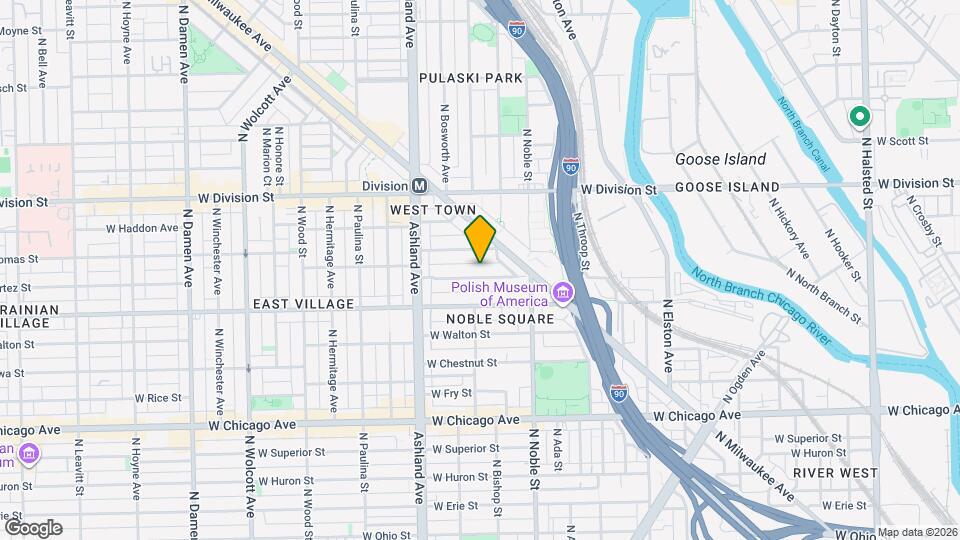 1454 W Cortez St, Unit J07P Map and Location Details