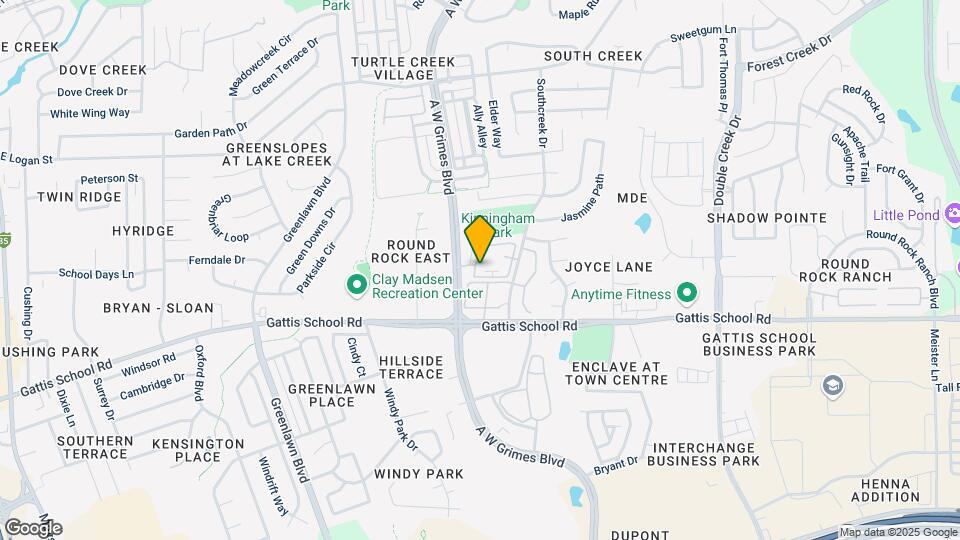 1401 A W Grimes Blvd Map and Location Details