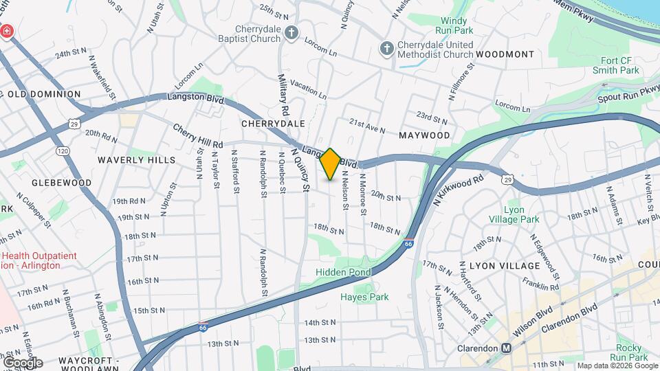 2011 N Oakland St Map and Location Details